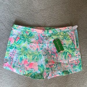 Lilly Pulitzer side zip shorts size 6
